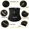 ANGOOL Neopren Waist Trainer For Women,Workout Plus Size Trimmer Belt Sauna Sweat Corset Cincher With Zipper Black view 2