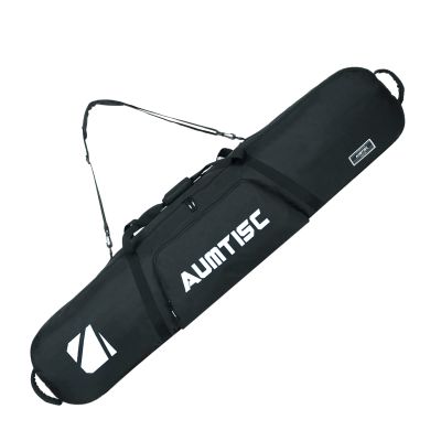AUMTISC Snowboard Bag Padded for Air Travel Flying Snow Board Bags Case with Storage Compartments Snowboarding Gear and Equipment Bag 155cm Black