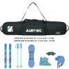AUMTISC Snowboard Bag Padded for Air Travel Flying Snow Board Bags Case with Storage Compartments Snowboarding Gear and Equipment Bag 155cm Black view 2
