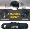 AUMTISC Snowboard Bag Padded for Air Travel Flying Snow Board Bags Case with Storage Compartments Snowboarding Gear and Equipment Bag 155cm Black view 4