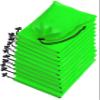 Drawstring Bag - Nylon Cinch and Ditty Stuff Pouch with Toggle (6 x 8-12 pack, Green) view 1