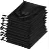 Drawstring Bag - Nylon Cinch and Ditty Stuff Pouch with Toggle (5 x 7-12 pack, Black) view 1