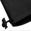 Drawstring Bag - Nylon Cinch and Ditty Stuff Pouch with Toggle (5 x 7-12 pack, Black) view 2