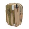 Elonglin Tactical Waist Pack Multi Purpose Bag EDC Pouch Utility with Strap Camping Hiking Nylon Pouch Cell Phone Holster Holder 2 Khaki view 1