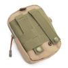 Elonglin Tactical Waist Pack Multi Purpose Bag EDC Pouch Utility with Strap Camping Hiking Nylon Pouch Cell Phone Holster Holder 2 Khaki view 2