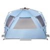 Easthills Outdoors Instant Shader Dark Shelter XL Beach Tent 99" Wide for 4-6 Person Sun Shelter UPF 50+ with Extended Zippered Porch Sky Blue view 2