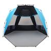 Easthills Outdoors Instant Shader Dark Shelter XL Beach Tent 99" Wide for 4-6 Person Sun Shelter UPF 50+ with Extended Zippered Porch Pacific Blue view 1
