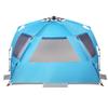 Easthills Outdoors Instant Shader Dark Shelter XL Beach Tent 99" Wide for 4-6 Person Sun Shelter UPF 50+ with Extended Zippered Porch Pacific Blue view 2