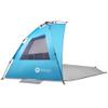 Easthills Outdoors Instant Shader Dark Shelter XL Beach Tent 99" Wide for 4-6 Person Sun Shelter UPF 50+ with Extended Zippered Porch Pacific Blue view 4