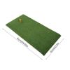 Golf Hitting Mat, 24x12 inch Practice Grass Mat with Rubber Tees, Indoor Training Aid view 2