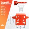 Katop Breakaway Basketball Rim, Heavy Duty Double Springs Basketball Rim Replacement with Nylon Net Indoor and Outdoor, Standard Goal Reinforced Mounting Bracket Fit Most Size Backboards view 2