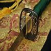 GLW Sword Japanese Samurai Battle Sword Katana Blade Sharp Pattern Steel Full Tang 100% Handmade Grinding Polishing Chinese Longquan Sword Sword Jian Sharp Blade Battle Ready view 3