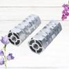 LIOOBO 1 Pair Bicycle Pegs Bike Pedals Axle Foot Aluminum Alloy Foot Rest Pegs for Mountain Bike BMX Silver view 4