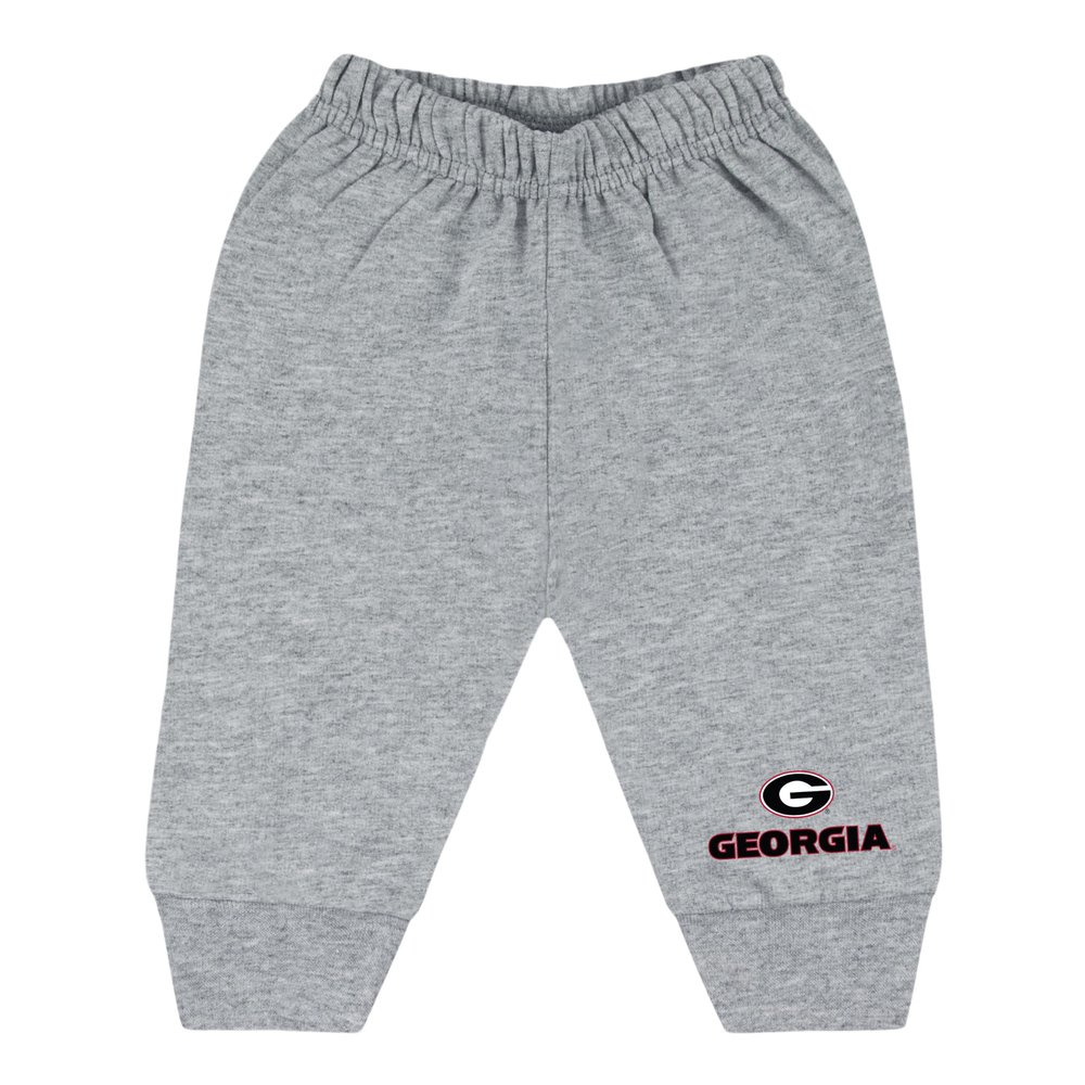 College Baby NCAA Officially Licensed Toddler Jogger Sweatpants, Georgia Circle G Logo, Oxford, 4T