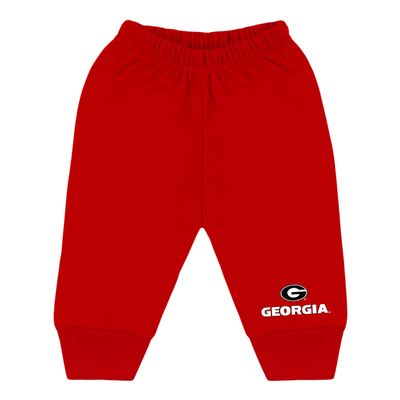 College Baby NCAA Infant Jogger Sweatpants, Georgia Circle G Logo, Red, 24 Months