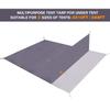 REDCAMP Waterproof Camping Tent Tarp - 95" x116'', 4 in 1 Multifunctional Tent Footprint for Camping, Hiking and Survival Gear, Lightweight and Compact view 3
