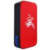 TLBTEK Taekwondo Kick Pad PU Muay Thai Pads MMA Karate Kick Pads Kickboxing Training Pads Martial Arts Punching Pads Leather Strike Curved Kicking Shield (10x15inch (Red)) view 1