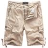 WenVen Men's Big and Tall Cotton Cargo Short, Dark Khaki, 50 view 1