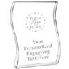 Crown Awards Coach Wave Acrylic Award, 4" H Personalized Coaches Whistle Award, Engraving Included Prime view 2
