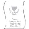 Crown Awards Communion Wave Acrylic Award, 4" H Personalized Communion Award, Engraving Included Prime view 1