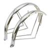 Alta Bicycle 26" Flared Standard Balloon Fender Set, Multiple Colors (Chrome) view 1