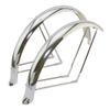 Alta Bicycle 26" Flared Adjustable Balloon Fender Set, Multiple Colors (Chrome) view 1