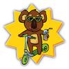 888 Graphics Cool Koala Golf Hat Clip with Magnetic Ball Marker view 2