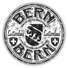 888 Graphics Bern City Switzerland Grunge Travel Stamp Golf Hat Clip with Magnetic Ball Marker view 2