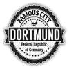 888 Graphics Dortmund City Germany Grunge Travel Stamp Golf Hat Clip with Magnetic Ball Marker view 2