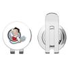 888 Graphics Electrician Funny Cartoon Guy Golf Hat Clip with Magnetic Ball Marker view 2