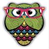 888 Graphics Cheerful Owl Golf Hat Clip with Magnetic Ball Marker view 2