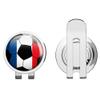 888 Graphics France Flag Soccer Ball Golf Hat Clip with Magnetic Ball Marker view 2