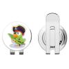 888 Graphics Cartoon Parrot Pirate Golf Hat Clip with Magnetic Ball Marker view 1