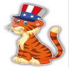 888 Graphics Circus Tiger Cartoon Golf Hat Clip with Magnetic Ball Marker view 2