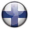 888 Graphics Finland Map Flag Glossy Label Golf Hat Clip with Magnetic Ball Marker view 2