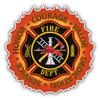 888 Graphics Firefighter Honor Courage Valor Golf Hat Clip with Magnetic Ball Marker view 2