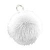 jweemax 12cm DIY Faux Pompom, Women Fur Pompoms Keyring for Car Key Ring Handbag Bag Accessories view 1