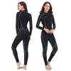 Seaskin Mens 3mm Shorty Wetsuit Womens, Full Body Diving Suit Front Zip Wetsuit for Diving Snorkeling Surfing Swimming Large view 1