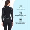 Seaskin Mens 3mm Shorty Wetsuit Womens, Full Body Diving Suit Front Zip Wetsuit for Diving Snorkeling Surfing Swimming Large view 4