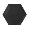 WF Athletic Supply Rubber Coated Solid Steel Cast-Iron Pair Dumbbells, Rubber Hex Dumbbells, Hex Weights Dumbbells for Muscle Toning, Full Body Workout, Home Gym Dumbbells, Pair view 3