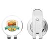 888 Graphics Roma Italy World City Travel Label Badge Golf Hat Clip with Magnetic Ball Marker view 1