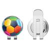 888 Graphics Color Football Ball Soccer Golf Hat Clip with Magnetic Ball Marker view 1