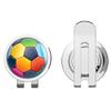888 Graphics Color Football Ball Soccer Golf Hat Clip with Magnetic Ball Marker view 2