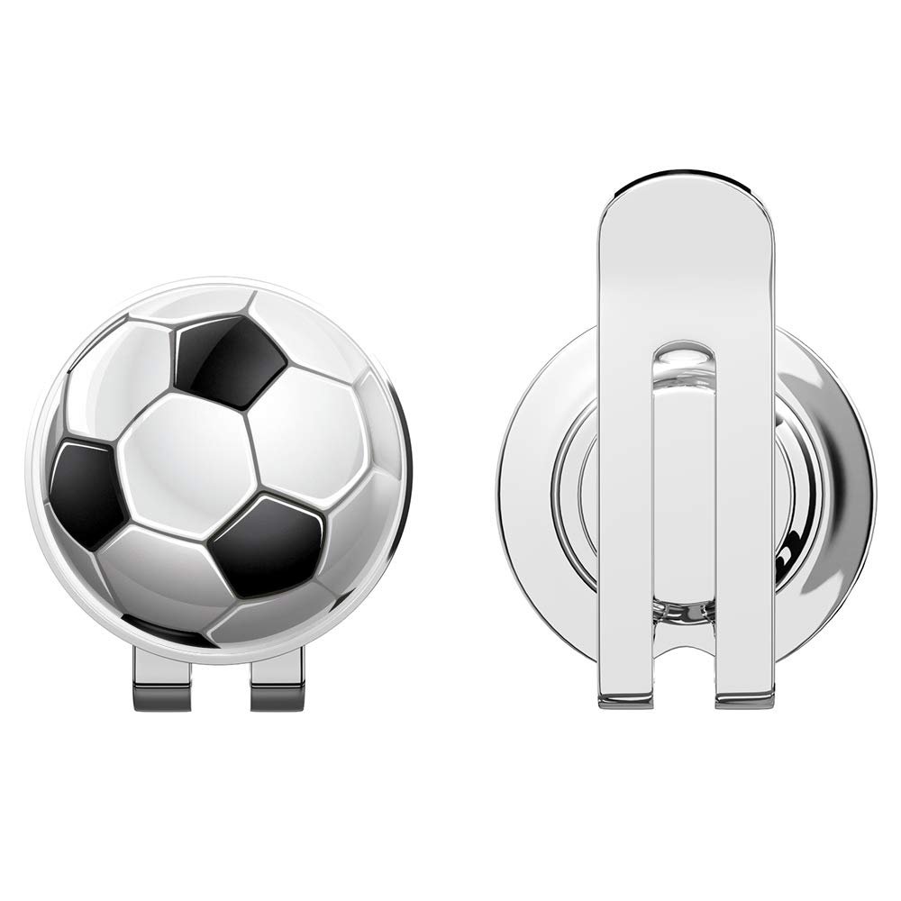 888 Graphics Football Sport Ball Soccer Golf Hat Clip with Magnetic Ball Marker