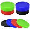 Coopay 12 Pieces Home Air Hockey Pucks 2.5 Inch Heavy Replacement Pucks for Game Tables Equipment Accessories, 12 Grams (Red, Black, Blue, Green) view 2