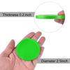 Coopay 12 Pieces Home Air Hockey Pucks 2.5 Inch Heavy Replacement Pucks for Game Tables Equipment Accessories, 12 Grams (Red, Black, Blue, Green) view 3