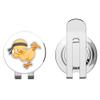 888 Graphics Chick Karate Kick Cartoon Golf Hat Clip with Magnetic Ball Marker view 1