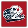888 Graphics All Star Basketball Skull Sport Golf Hat Clip with Magnetic Ball Marker view 2