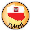 888 Graphics Poland Map Flag Glossy Label Golf Hat Clip with Magnetic Ball Marker view 2