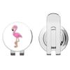 888 Graphics Cartoon Flamingo Golf Hat Clip with Magnetic Ball Marker view 1